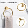 Juego de 4 Piezas de Accesorios de baño de Acero