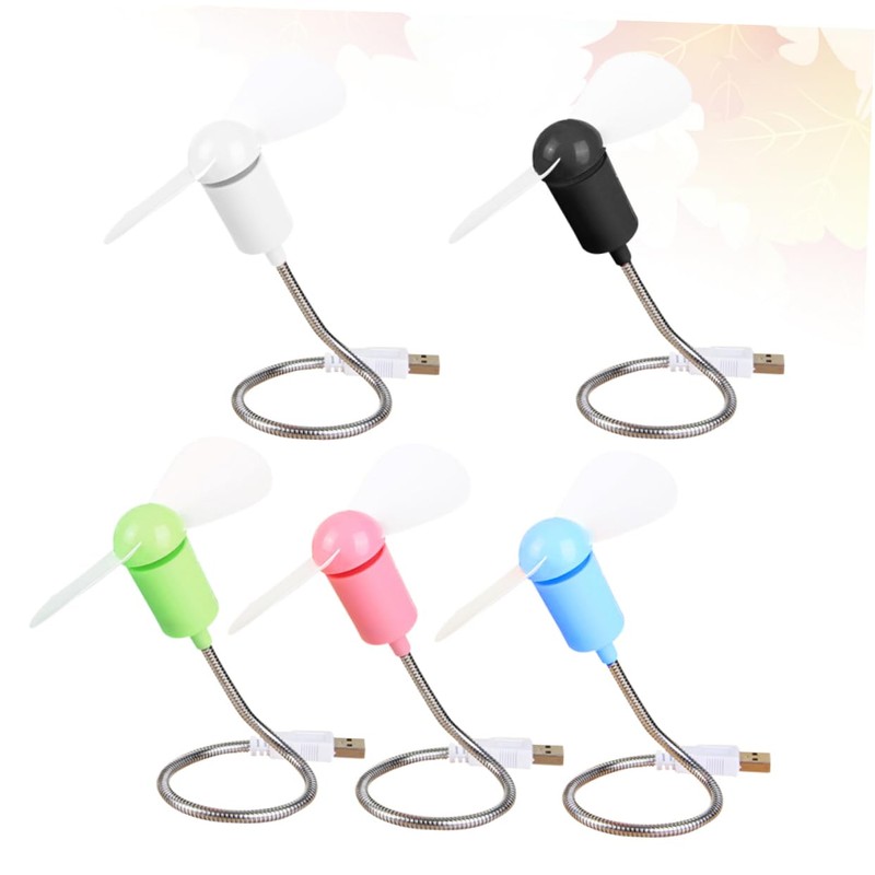 MERRYHAPY USB Fans Pack Mini Flexional Air Fan Notebook Computer