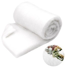 Hopton Christmas Snow Blankets Roll, Thick Artificial Snow Blanket, White Fake Snow Mat Decoration for Christmas Decorations, Village Displays, Under the Christmas Tree (40 cm x 150 cm)