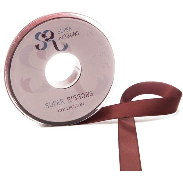 SR SUPER RIBBONS®™- Full Reel 25mm Double Faced Satin Ribbon,