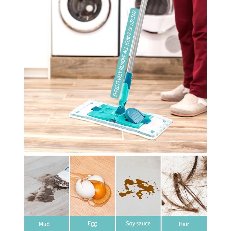 ePicsoa Pack of 4 Mop Covers for Leifheit Combi/Clean Twist