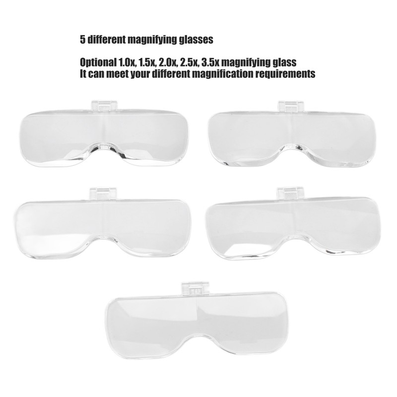 Headband Magnifier Hands Free 1X 1.5X 2X 2.5X 3 .5X