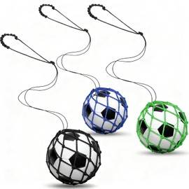 Soccer Kick Trainer Set - Adjustable Return Net for All Ball Sizes