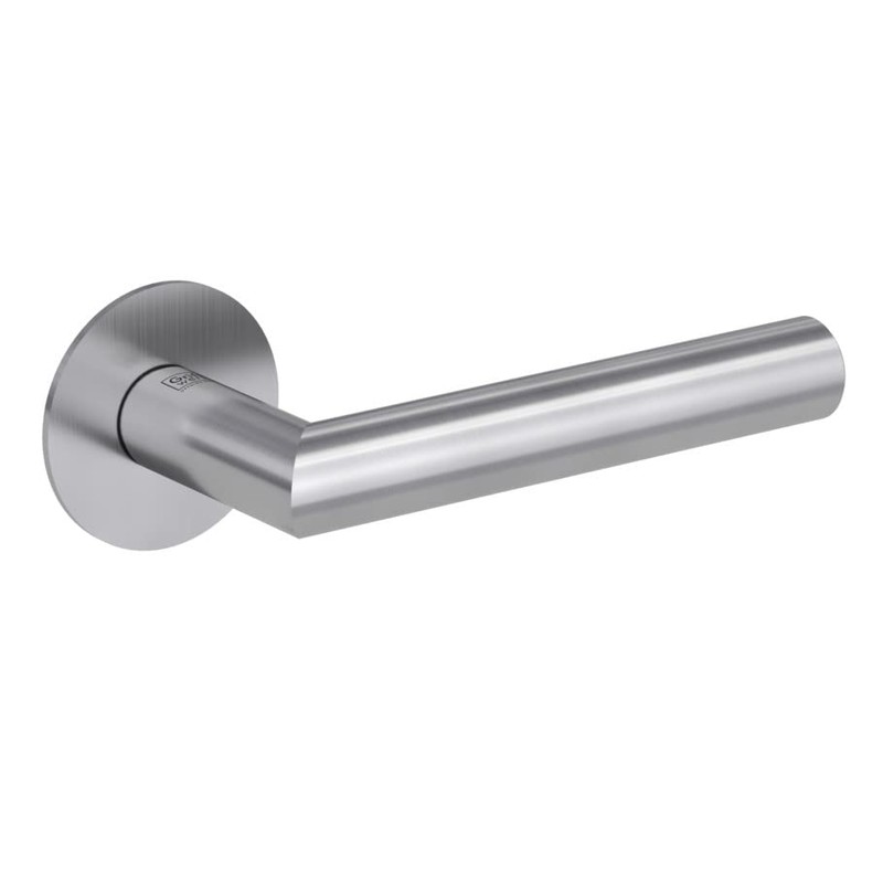 Griffwerk Lucia Piatta S OS Door Handle Set Stainless Steel