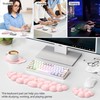 TECKNET Cloud Keyboard Wrist Rest Set, Cloud Wrist Rest with