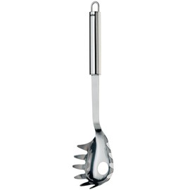kela Spaghettilöffel Rondo 30cm aus Edelstahl matt, Silber, 30 x 6.5 x 4 cm