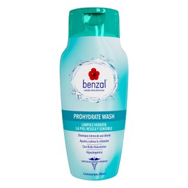 Benzal Wash Jabon Intimo Femenino, ProHydrate, Shampoo Intimo Mujer, Jabon Intimo, Limpia e Hidrata, 240 ml