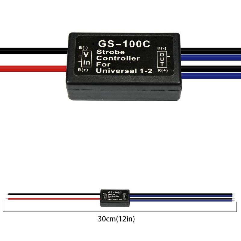 YUNPINGCAR 12V GS-100C Flash Strobe Controller Auto Car Flasher Module