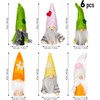 BRUBAKER Set of 6 Wooden and Knitted Gnome Decorative Pendants
