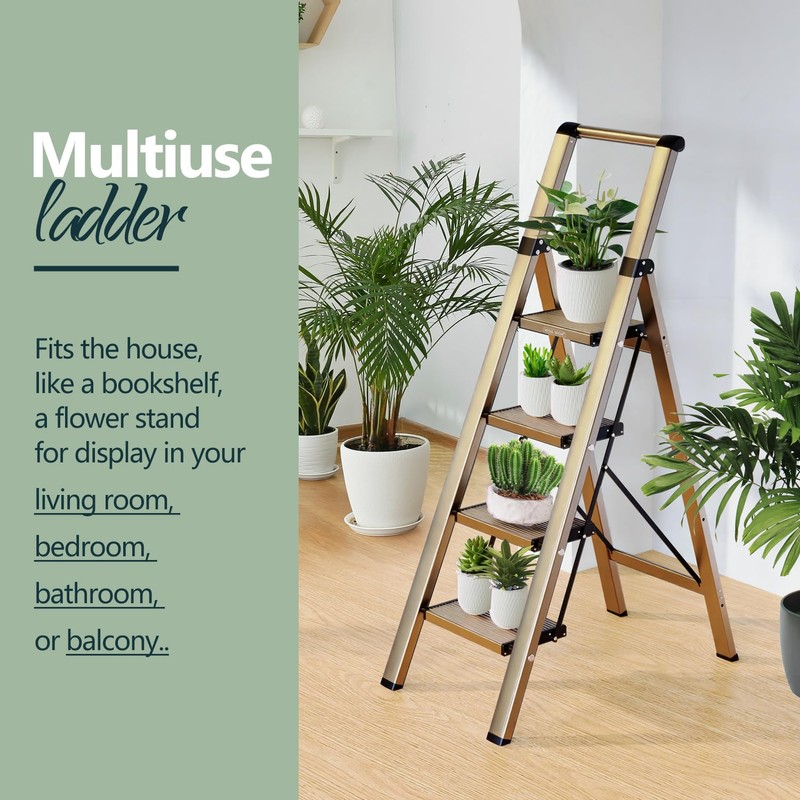 WOA WOA 4 Step Ladder for 10 Feet High Ceiling,