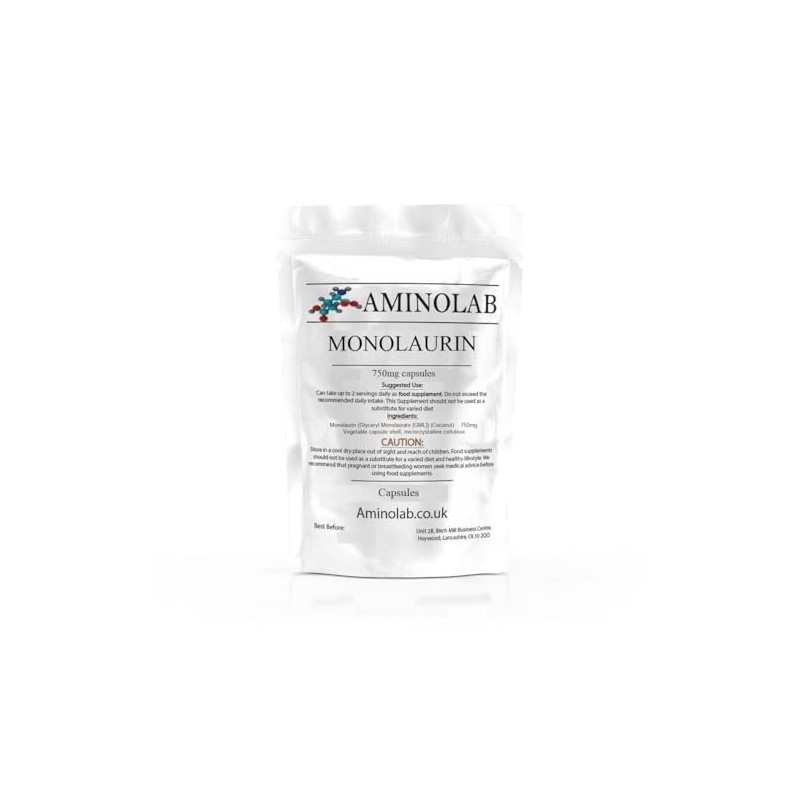 Aminolab - Monolaurin 750mg 240 Capsules