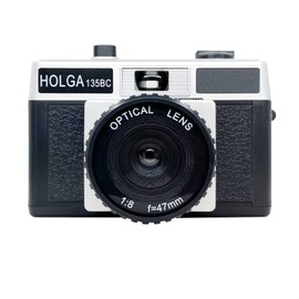 Holga 135BC 35mm Curved Film Camera - Silver/Black