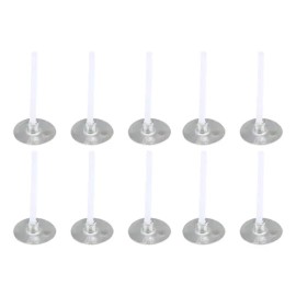 500 Mechas Enceradas De 2,6 Cm Con Mecha Sin Humo Y Soportes