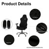 JUMXSRLE Gaming Chair Covers, Polyester Computer Chair Cover, Stretchable Washable