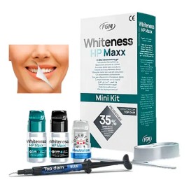 Blanqueador dental FGM - Blanqueamiento Dental Whiteness Hp Maxx Mini Kit 1 Paciente - 4g - Top Quality
