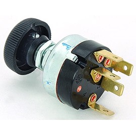 JEGS Windshield Wiper/Washer Switch | 12 Volts DC | Includes (1) 7/16"-28 Collar for Panel Mounting | On, Off, And Push-To-Wash Positions