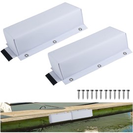 Dock Bumpers 2 Pack Total 32Inch,Boat Dock Bumper,Dock Bumper Guards Dock Bumper,Dock Bumpers Marine,Dock Post Bumpers Boat Bumpers for Docking Piling,Screws Included (White)