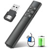 Presentation Clicker with Air Mouse - USB C Wireless Presenter