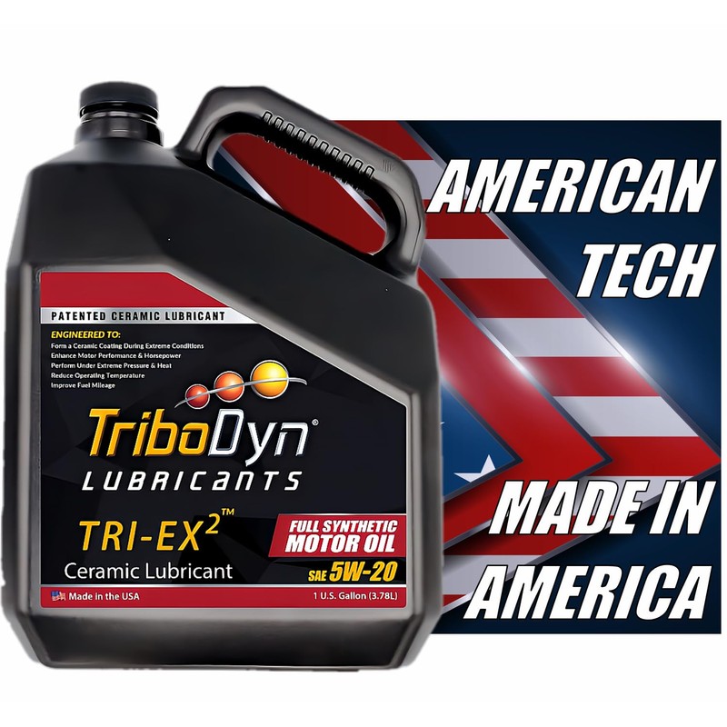 TriboDyn TRI-EX2 5w20 Synthetic Motor Oil with Ceramic Coating (5W-20,