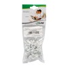 InLine® 44020B Cable Clips 8 mm Round White Pack of