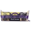 Edward & Sons, Brown Rice Snaps, Black Sesame Flavor, Organic,