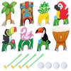 Seenelling Luau Tropical Mini Golf Game 17 Pcs Include 8