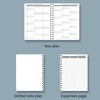 POPRUN Calendar 2026 Weekly Planner 22 x 16.5 cm, 17-Month