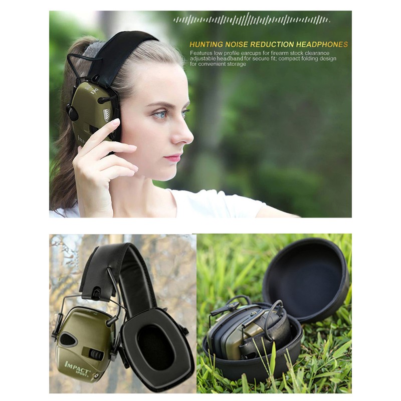 Tactical Electronic Shooting Earmuff Anti-noise Headphone Sound Amplification Hearing Protection