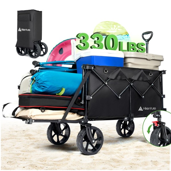 Hikenture Beach Wagon with Big Wheels for Sand, 47.5" Extra