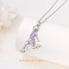 Flyow Soccer Necklace 925 Sterling Silver Football Pendant Sports Jewelry