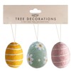 Ginger Ray Handmade Felt Pastel Easter Egg Decorations for Hanging