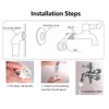 G1/2in Copper Multifunctional Dual Use Quick Open Faucet Washing Machine