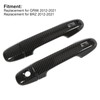 Qiilu Exterior Door Handle Cover, 4PCS Outer Outside Exterior Door