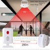 Motion Sensor Alarm Entry Alert Indoor, Wireless Security Motion Detector