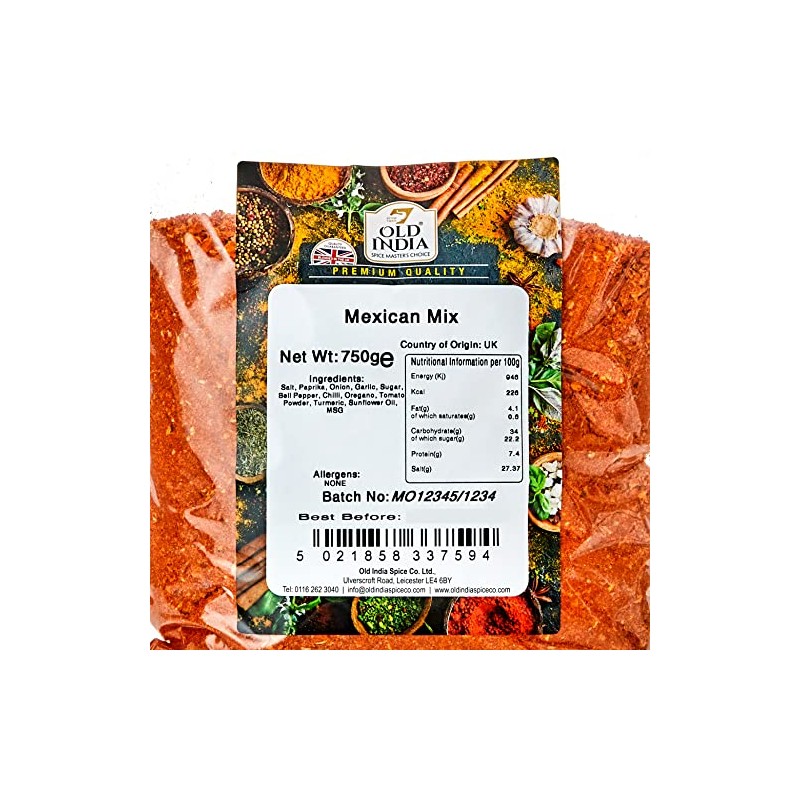 Old India Mexican Mix 750 g