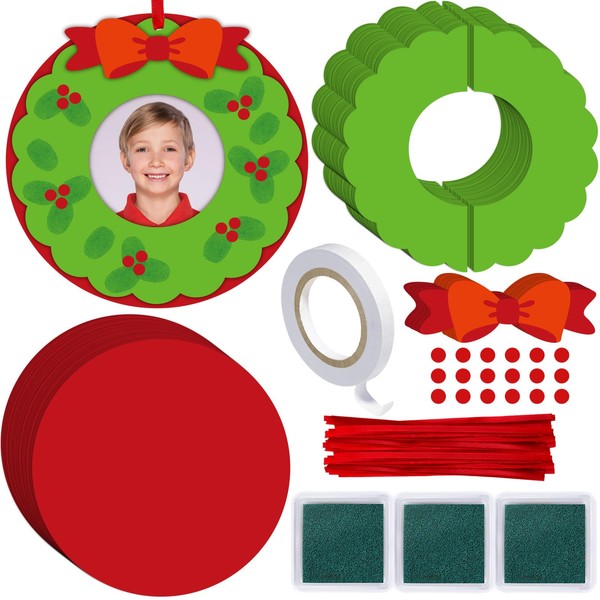 Zhanmai 16 Set Christmas Picture Frames Craft for Kids, Xmas