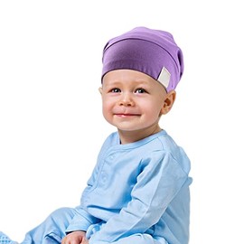 Gorro de dormir para niños pequeños, gorro para dormir de noche, gorro de satén con forro sedoso con banda elástica ajustable para adolescentes y niño