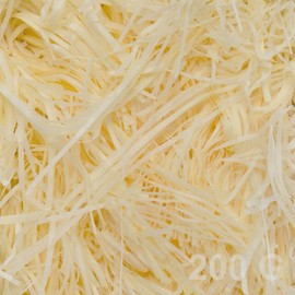 200g Cream Yellow Shredded Paper for DIY Party Gift Wrapping