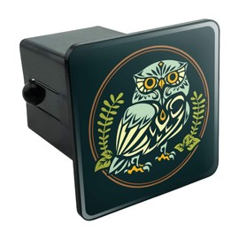 GRAPHICS & MORE Wise White Tribal Owl Tow Trailer Hitch Cover Plug Insert