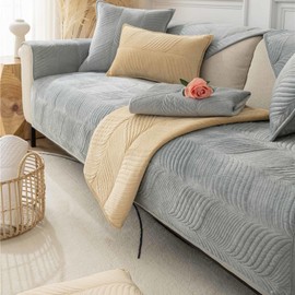 MTHGH Sofa Cover Corner Sofa L Shape Waterproof Sofa Protector Non-Slip Dog Cat Couch Cover Corner Sofa U Shape Blanket Universal 3/2/4/1-Seater Sofa, #1-70 x 120 cm