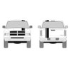 2" & 6" Double Offset Vinyl Racing Stripes Decals Pickup