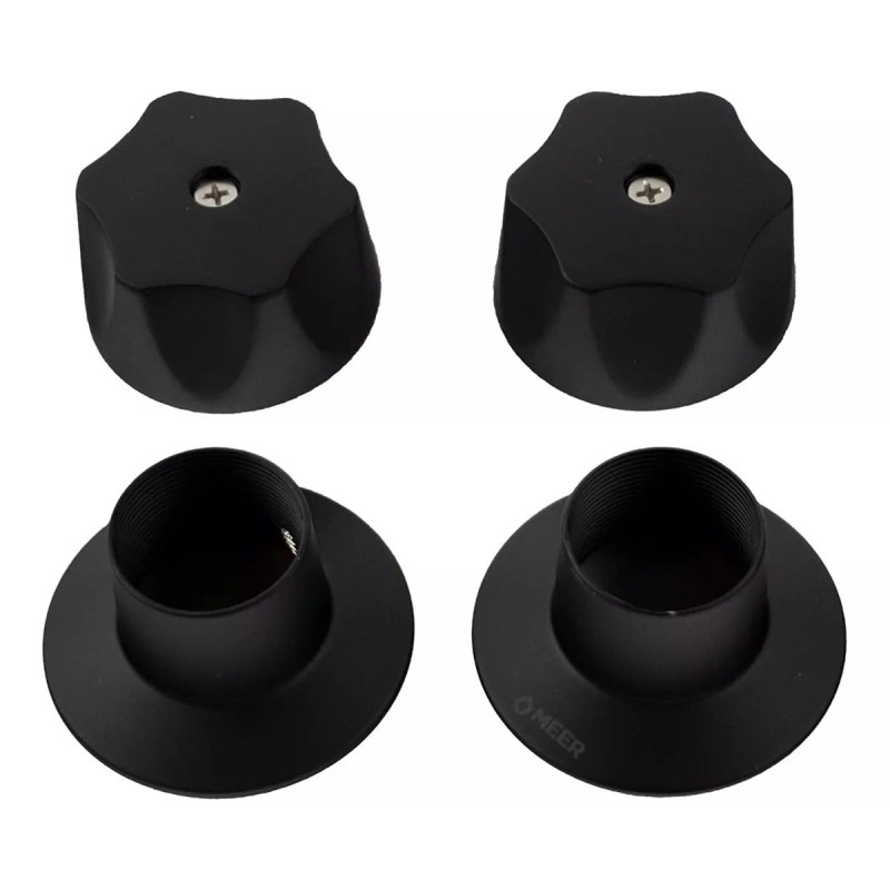 Cnx - Juego De Manerales Para Regadera Color Negro Mate