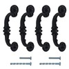 AUXBC 4PCS Drop Bail Cabinet Handles 6 Inch Hole Centers,
