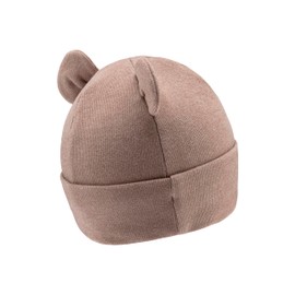 Sterntaler Beanie with Millefleurs for girls - children's hat made of fine knitwear, sand
