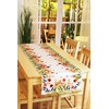 Kamaca Series Tulips and Butterflies Tablecloth, High-Quality Print Motif with