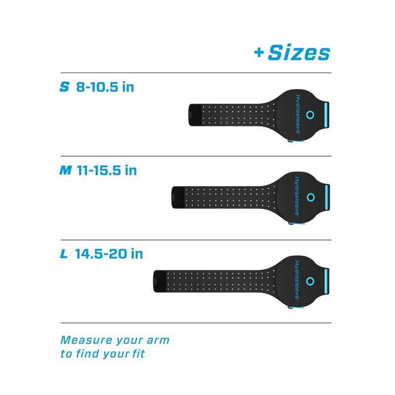 Hydrosleeve Package, Hands-Free Armband Hydration Pack and Hydration System for