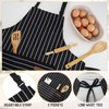 ViEinkaufen 2 Pack Kitchen Aprons with Pockets for Men Women,