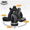 Unbranded Front+Rear 5-Sits Cushion For TOYOTA 4Runner 2003-2024 PU Leather