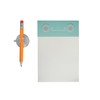 Halsa Waterproof Shower Notepad with Pencil, Sharpener & Suction Cups
