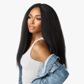 SENSATIONNEL CURLS KINKS & CO SYNTHETIC TEXTURED CLIP-IN - MISS INDEPENDENT 18" - 1B, REGULAR